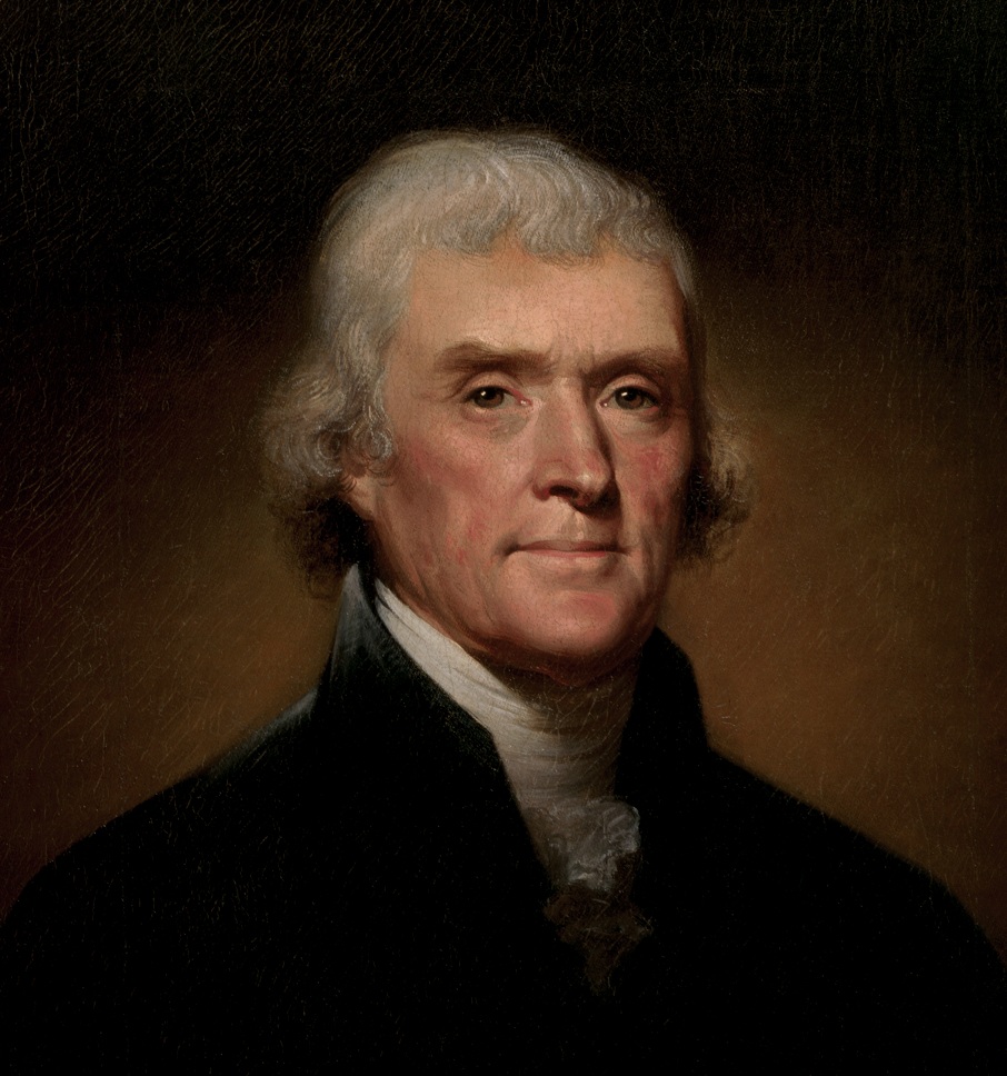 Thomas Jefferson had the right idea about the proper size of government: if you have to have one, keep it as small as possible. Painting by Rembrandt Peale