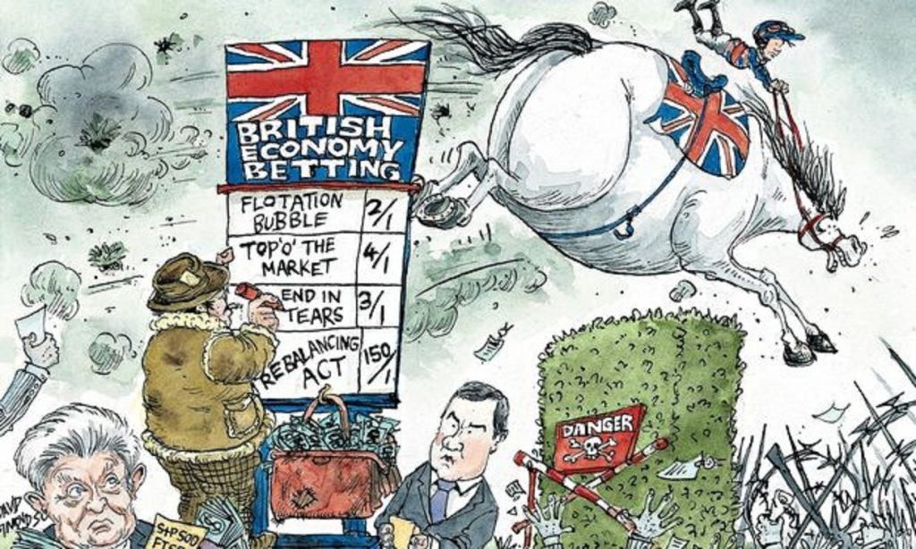 Where is the UK economy going next? London bookies await your bets!