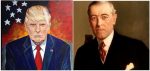 Donald Trump and Woodrow Wilson