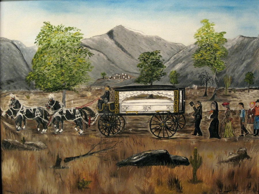 The funeral procession Sharon Hatley